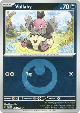 Vullaby (Energy Symbol Pattern) 138- ME Ascended Heroes Reverse Holofoil