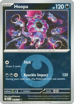 Hoopa (Energy Symbol Pattern) 141- ME Ascended Heroes Reverse Holofoil