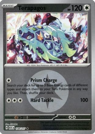 Terapagos (Energy Symbol Pattern) 178- ME Ascended Heroes Reverse Holofoil