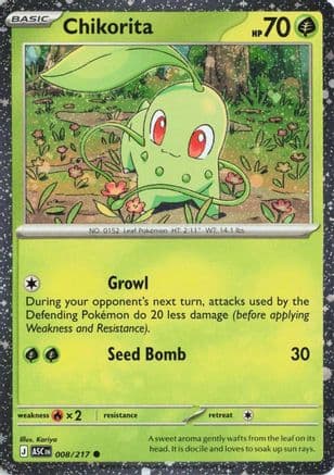 Chikorita (Cosmos Holo) 008- Miscellaneous Cards & Products Holofoil