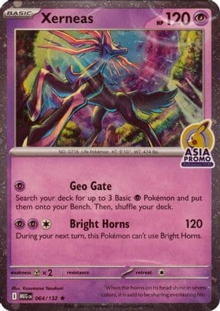 Xerneas (Asia Promo) 064- Miscellaneous Cards & Products Holofoil