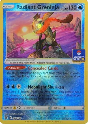 Radiant Greninja 046- League & Championship Cards Holofoil