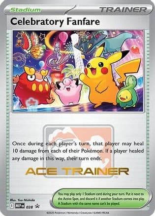 Celebratory Fanfare (Ace Trainer) 028- ME Mega Evolution Promo