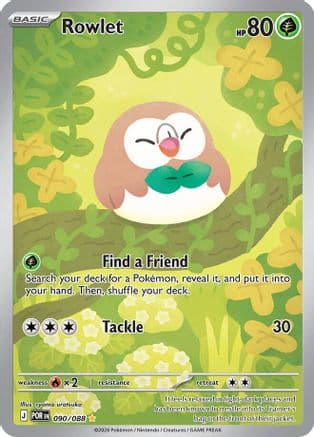 Rowlet 090/088 - ME03 Perfect Order Holofoil