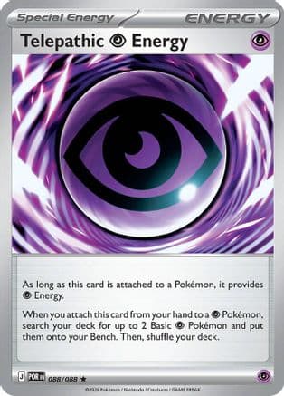 Telepathic Psychic Energy 088- ME03 Perfect Order Reverse Holofoil