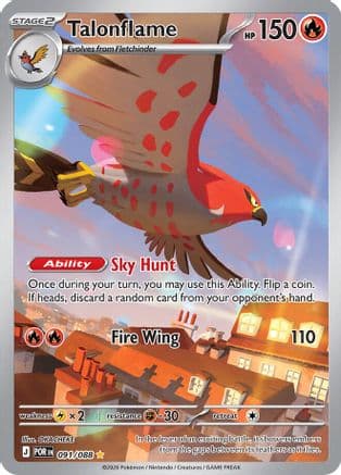 Talonflame 091/088 - ME03 Perfect Order Holofoil