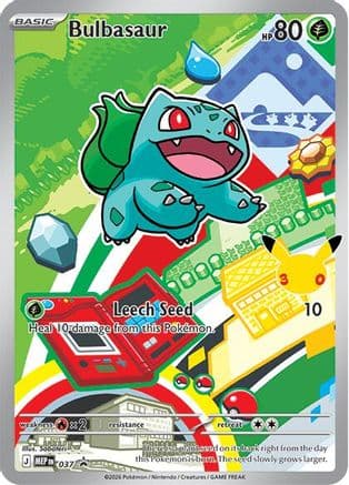 Bulbasaur 037- ME Mega Evolution Promo Holofoil