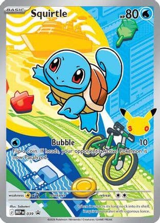 Squirtle 039- ME Mega Evolution Promo Holofoil