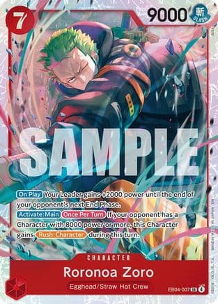 Roronoa Zoro (EB04-007) (EB04-007) - Adventure on Kami's Island Foil