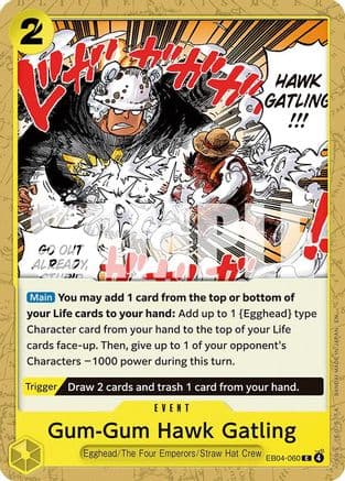 Gum-Gum Hawk Gatling (EB04-060) - Adventure on Kami's Island
