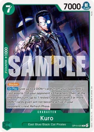 Kuro (OP15-025) - Adventure on Kami's Island Foil