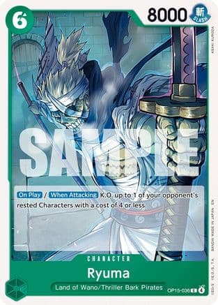 Ryuma (OP15-036) - Adventure on Kami's Island