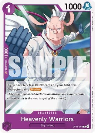 Heavenly Warriors (OP15-068) - Adventure on Kami's Island