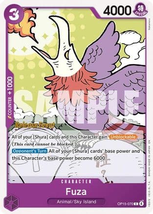 Fuza (OP15-070) - Adventure on Kami's Island Release Event Cards