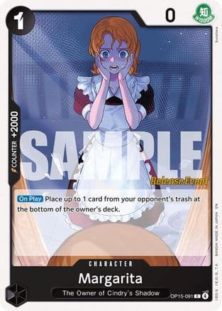 Margarita (OP15-091) - Adventure on Kami's Island Release Event Cards