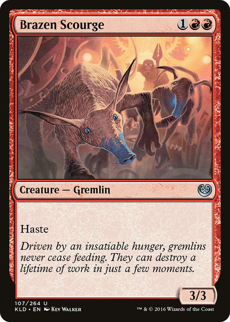 Brazen Scourge (KLD-107) - Kaladesh Foil