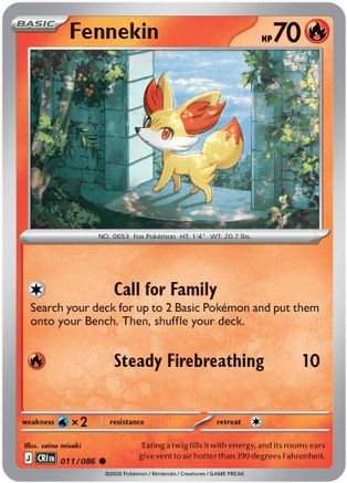 Fennekin 011- ME04 Chaos Rising