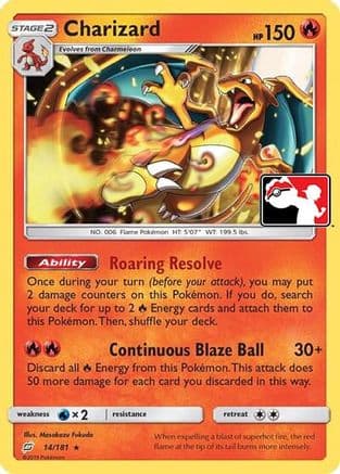 Charizard (Library Exclusive) 014- Miscellaneous Cards & Products Holofoil