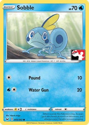 Sobble (Library Exclusive) 055- Miscellaneous Cards & Products Reverse Holofoil