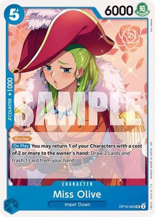 Miss Olive (OP16-050) - The Time of Battle