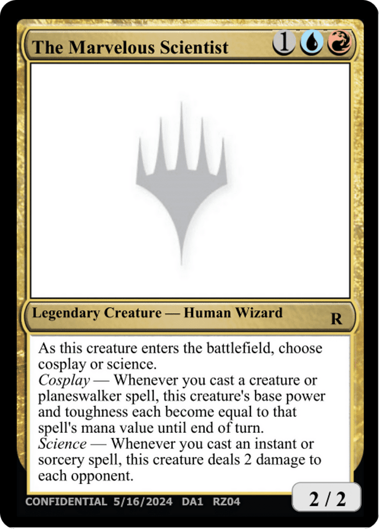 The Marvelous Scientist (DA1-RZ04J) - Unknown Event