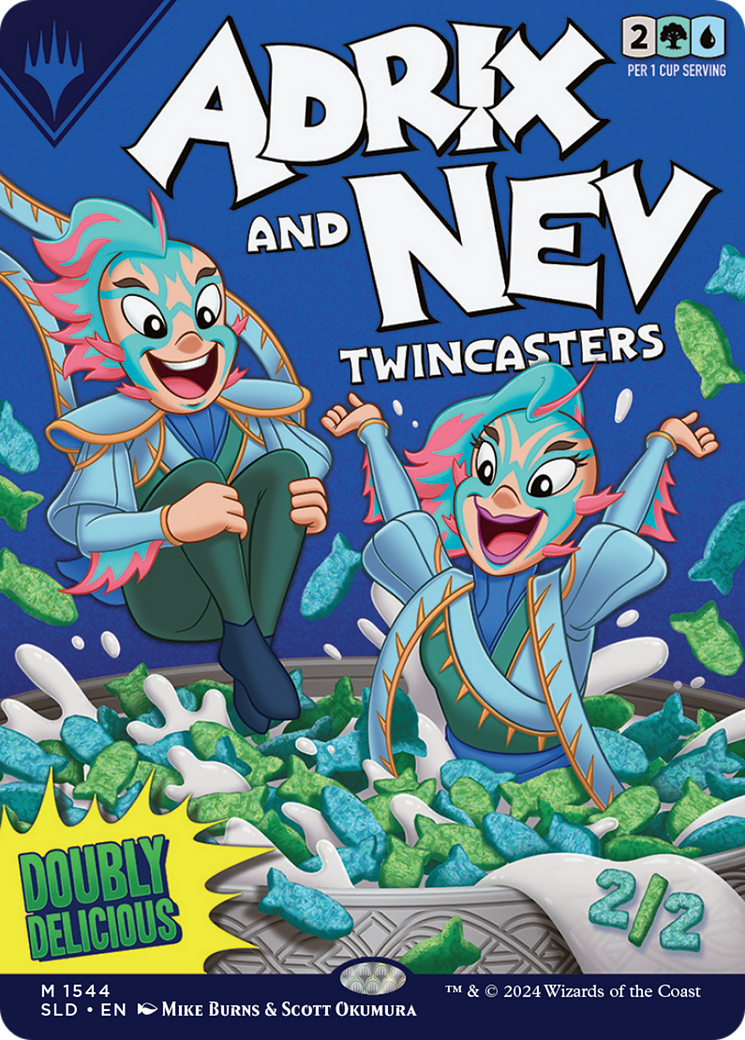 Adrix and Nev, Twincasters // Adrix and Nev, Twincasters (SLD-1544) - Secret Lair Drop Foil