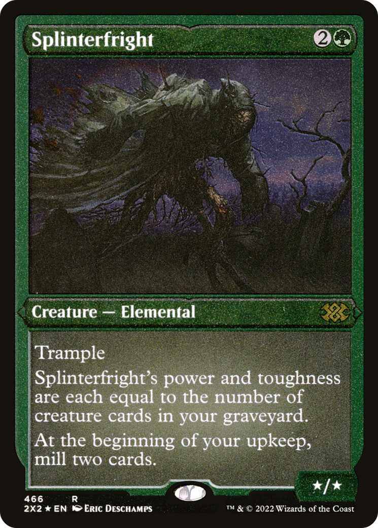 Splinterfright (2X2-466) - Double Masters 2022 Etched Foil