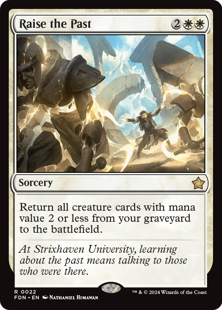 Raise the Past (FDN-022) - Foundations