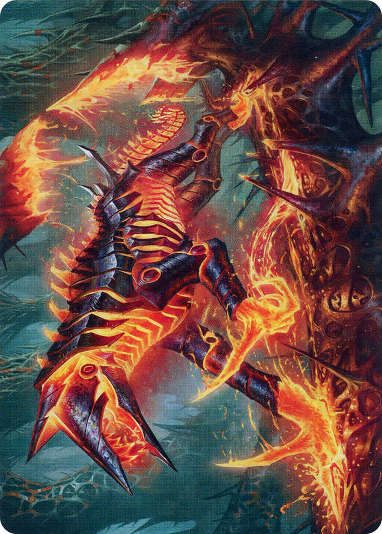 Kuldotha Cackler // Kuldotha Cackler (AONE-032) - Phyrexia: All Will Be One Art Series (Borderless) Foil