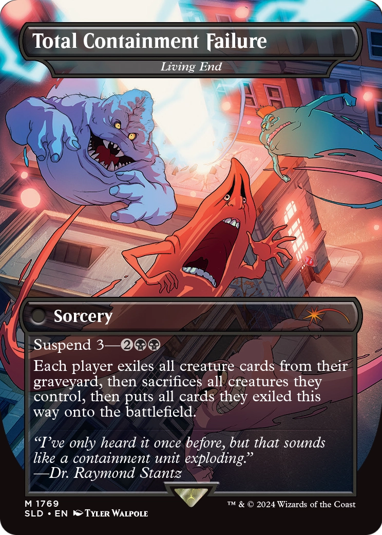 Living End (SLD-1769) - Secret Lair Drop / Total Containment Failure (Borderless) Foil
