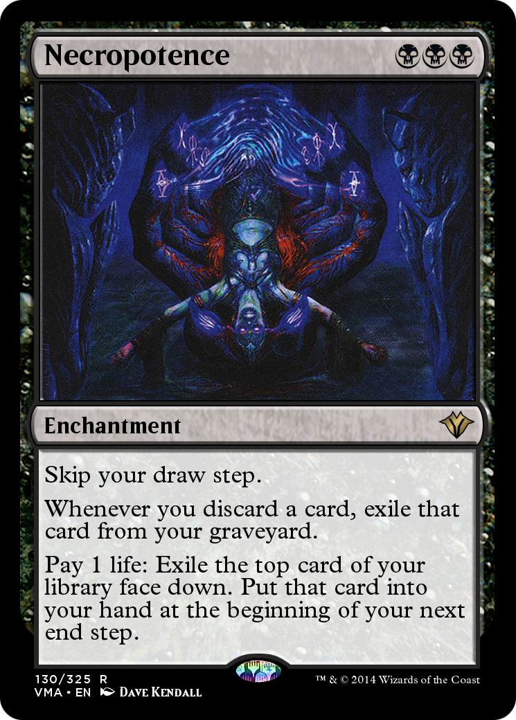 Necropotence (VMA-130) - Vintage Masters Foil