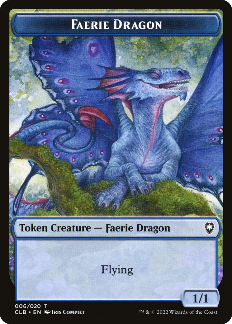 Faerie Dragon (TCLB-006) - Battle for Baldur's Gate Tokens Foil
