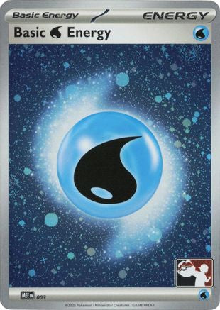 Basic Water Energy MEE (Cosmos Holo) 003- Prize Pack Series Cards Holofoil