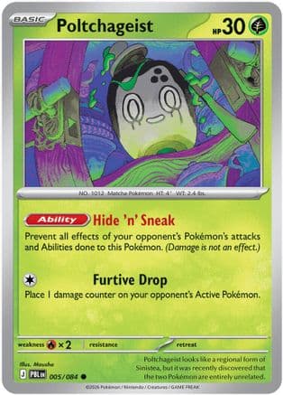 Poltchageist 005- ME05 Pitch Black Reverse Holofoil