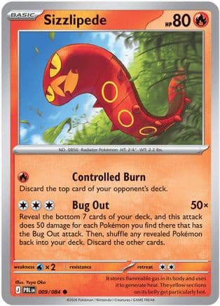 Sizzlipede 009- ME05 Pitch Black