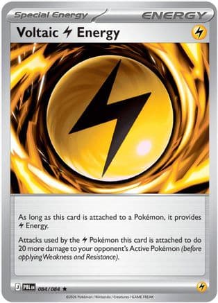 Voltaic Lightning Energy 084- ME05 Pitch Black Reverse Holofoil