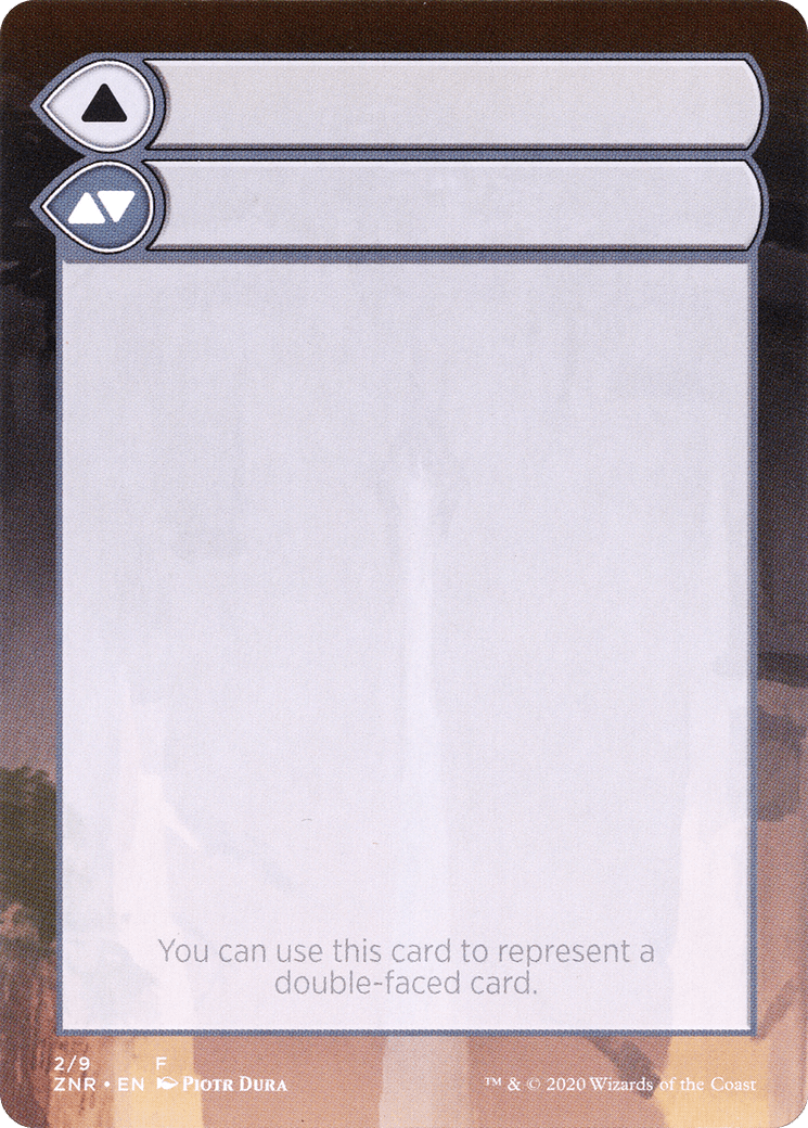 Double-Faced Substitute Card (SZNR-002) - Zendikar Rising Substitute Cards (Borderless)