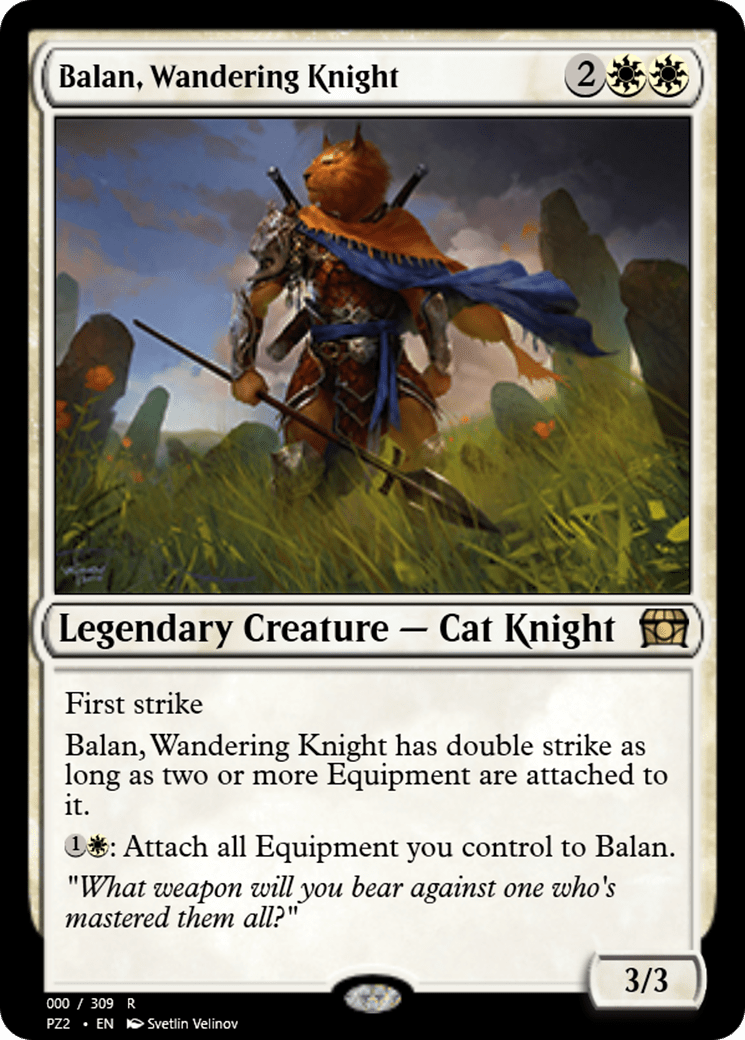 Balan, Wandering Knight (PZ2-65757) - Treasure Chest Foil