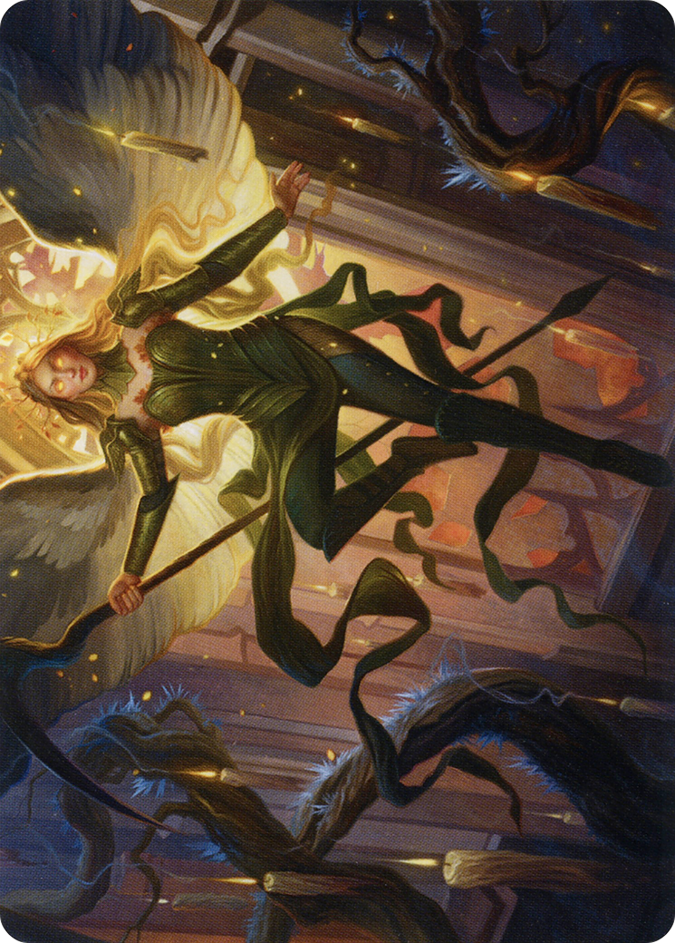 Sigarda, Champion of Light // Sigarda, Champion of Light (AMID-068) - Midnight Hunt Art Series (Borderless) Foil