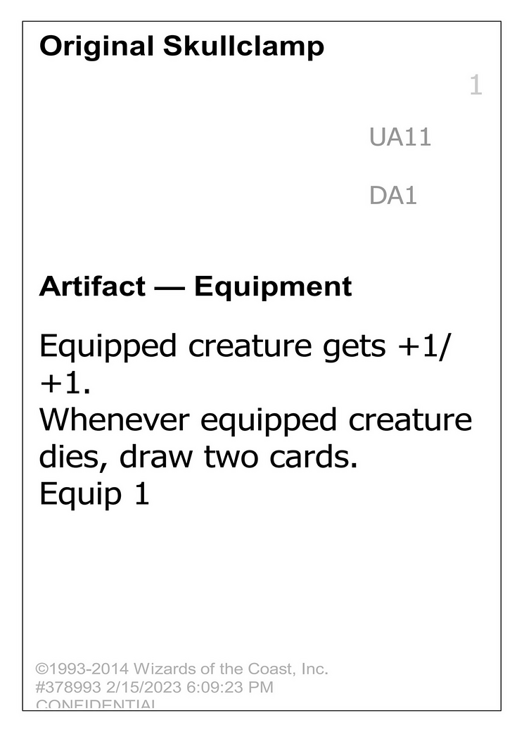 Original Skullclamp (DA1-UA11) - Unknown Event