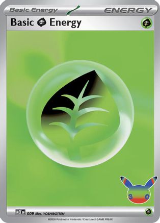 Basic Grass Energy (30th Celebration) 009- MEE Mega Evolution Energies Holofoil
