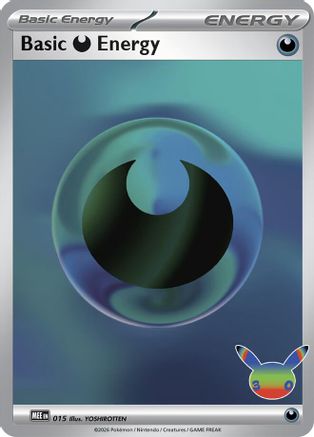 Basic Darkness Energy (30th Celebration) 015- MEE Mega Evolution Energies Holofoil