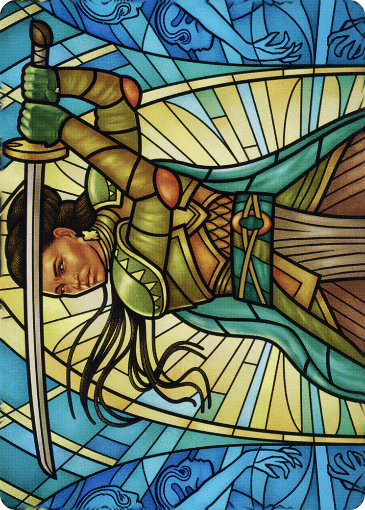 Shanna, Purifying Blade // Shanna, Purifying Blade (ADMU-077) - Dominaria United Art Series (Borderless) Foil
