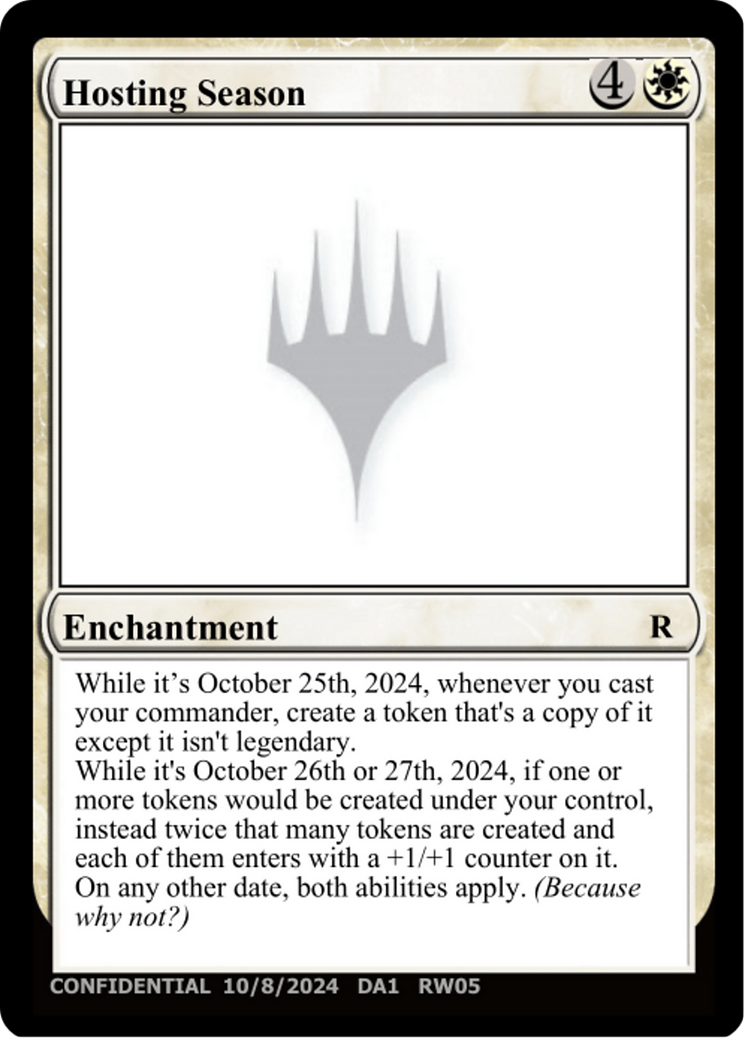 Hosting Season (DA1-RW05E) - Unknown Event