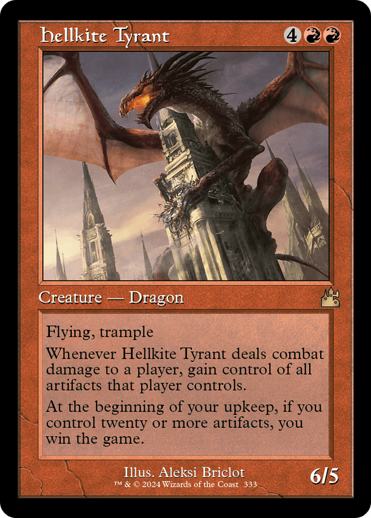 Hellkite Tyrant (RVR-333) - Ravnica Remastered