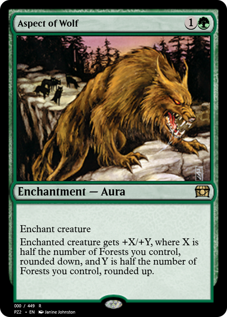 Aspect of Wolf (PZ2-65819) - Treasure Chest Foil