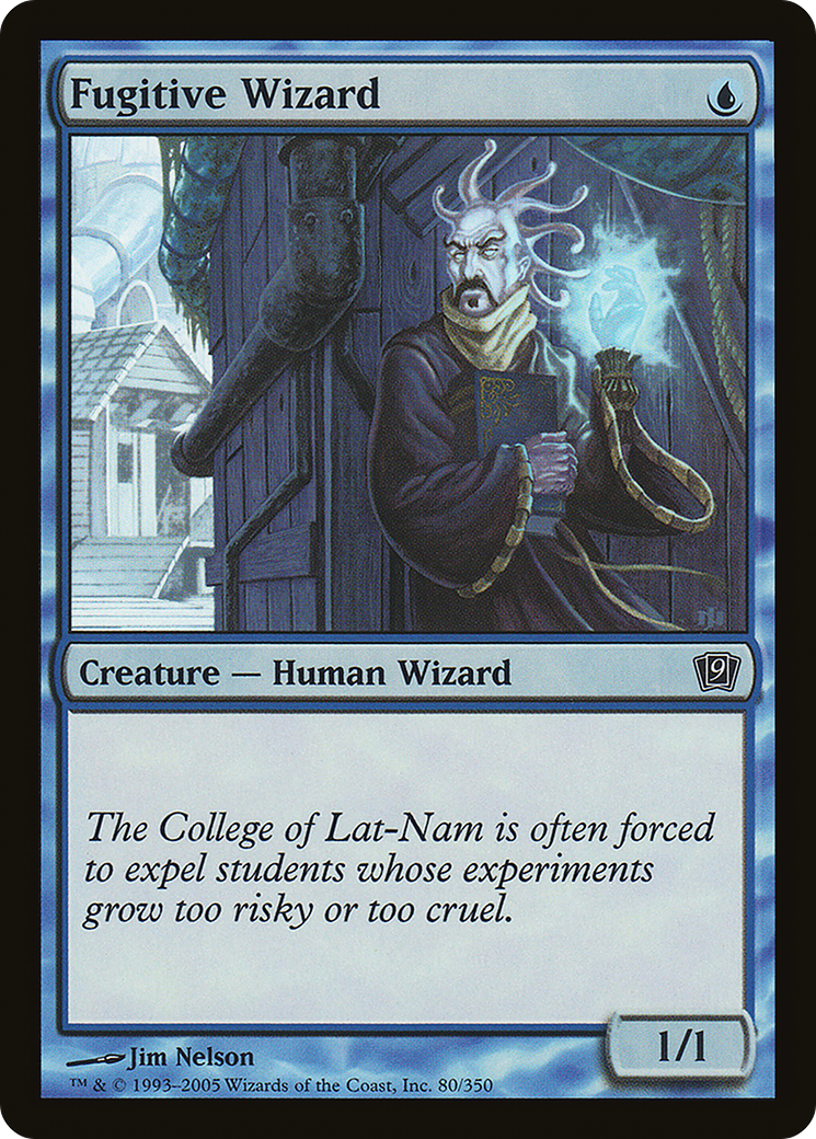 Fugitive Wizard (9ED-80★) - Ninth Edition Foil