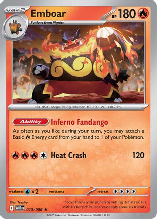 Emboar 013/086 - Deck Exclusives