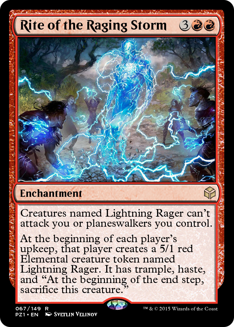 Rite of the Raging Storm (PZ1-067) - Legendary Cube Prize Pack