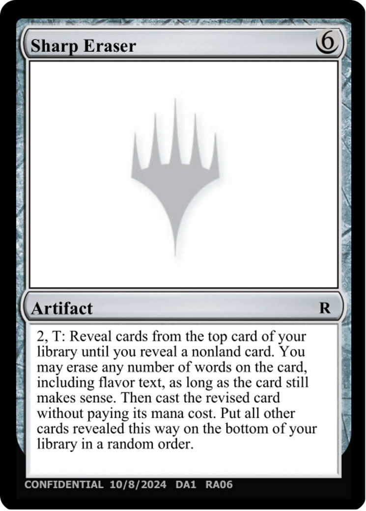 Sharp Eraser (DA1-RA06D) - Unknown Event